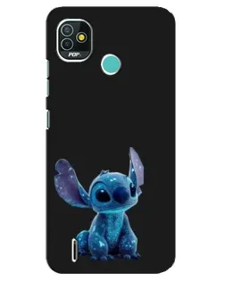 Чехол для TECNO Pop 4 LTE с картинкой «Стич на черном» Чехол для TECNO Pop 4 LTE с картинкой «Стич на черном»