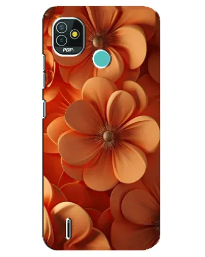 Чехол для TECNO Pop 4 LTE с картинкой «Оранжевый макро цветок» Чехол для TECNO Pop 4 LTE с картинкой «Оранжевый макро цветок»
