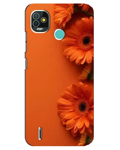 Чехол для TECNO Pop 4 LTE с картинкой «Оранжевые герберы» Чехол для TECNO Pop 4 LTE с картинкой «Оранжевые герберы»