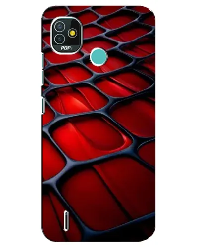 Чехол для TECNO Pop 4 LTE с картинкой «Красная глянцевая сетка» Чехол для TECNO Pop 4 LTE с картинкой «Красная глянцевая сетка»