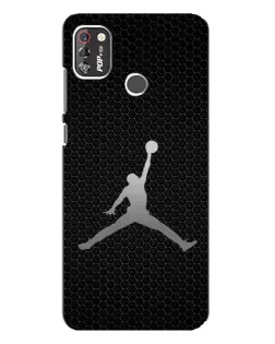 Чехол для TECNO POP 4 Pro с картинкой «Jordan Dark Carbon»