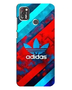 Чехол для TECNO POP 4 Pro с картинкой «Абстракция Adidas»