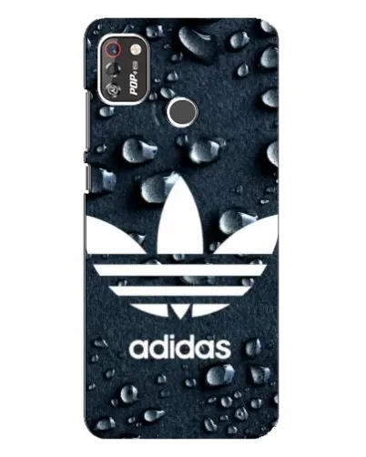 Чехол для TECNO POP 4 Pro с картинкой «Adidas Trefoil Blue»