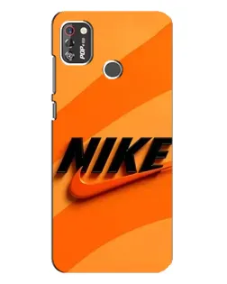 Чехол для TECNO POP 4 Pro с картинкой «Оранжевый драйв Nike»