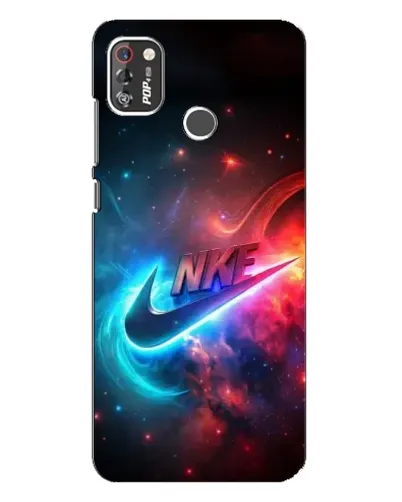 Чехол для TECNO POP 4 Pro с картинкой «Огненный логотип Nike» Чехол для TECNO POP 4 Pro с картинкой «Огненный логотип Nike»