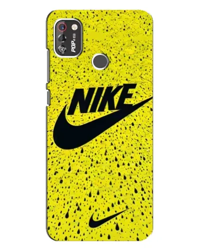 Чехол для TECNO POP 4 Pro с картинкой «Желтый текстурный Nike» Чехол для TECNO POP 4 Pro с картинкой «Желтый текстурный Nike»