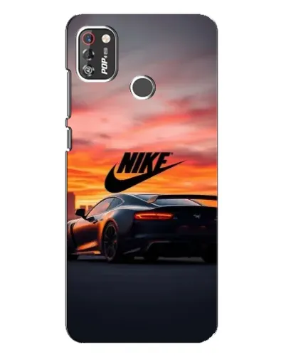 Чехол для TECNO POP 4 Pro с картинкой «Nike и суперкар» Чехол для TECNO POP 4 Pro с картинкой «Nike и суперкар»
