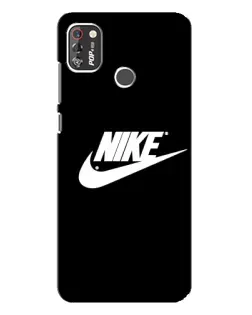 Чехол для TECNO POP 4 Pro с картинкой «Мазки краски Nike»