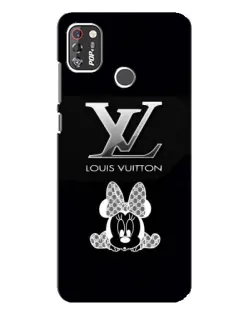Чехол для TECNO POP 4 Pro с картинкой «LV и Минни Маус»