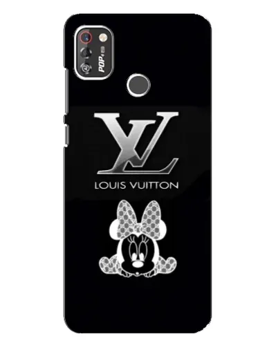Чехол для TECNO POP 4 Pro с картинкой «LV и Минни Маус»
