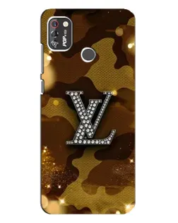 Чехол для TECNO POP 4 Pro с картинкой «Камуфляжный Louis Vuitton»