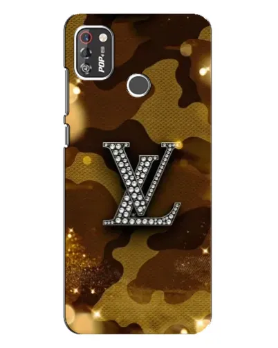 Чехол для TECNO POP 4 Pro с картинкой «Камуфляжный Louis Vuitton»