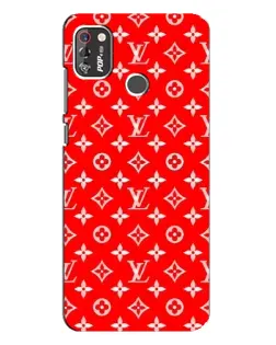 Чехол для TECNO POP 4 Pro с картинкой «Яркий паттерн LV»