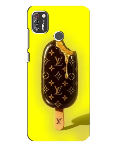 Чехол для TECNO POP 4 Pro с картинкой «Мороженое от LV»