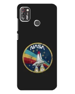 Чехол для TECNO POP 4 Pro с картинкой «NASA — эмблема миссии»