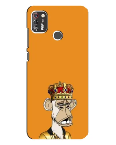 Чехол для TECNO POP 4 Pro с картинкой «Золотая обезьяна Bored Ape» Чехол для TECNO POP 4 Pro с картинкой «Золотая обезьяна Bored Ape»