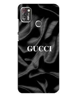 Чехол для TECNO POP 4 Pro с картинкой «Gucci — шелковые волны»
