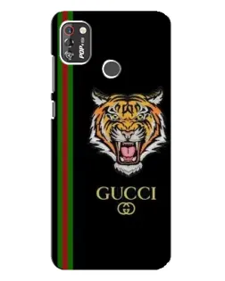 Чехол для TECNO POP 4 Pro с картинкой «Тигр Gucci»