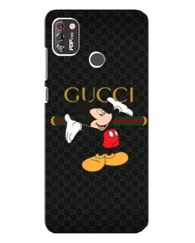 Чехол для TECNO POP 4 Pro с картинкой «Микки Маус Gucci»