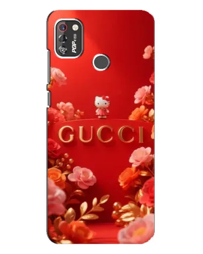 Чехол для TECNO POP 4 Pro с картинкой «Gucci — золотой сад»