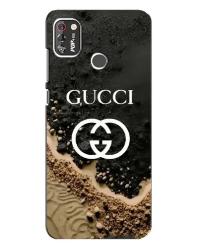 Чехол для TECNO POP 4 Pro с картинкой «Gucci — песчаные дюны»