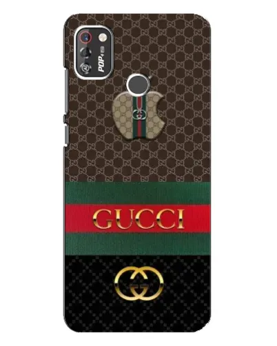 Чехол для TECNO POP 4 Pro с картинкой «Gucci — брендированный десерт»