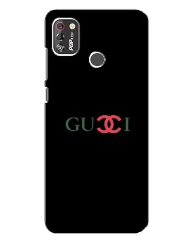 Чехол для TECNO POP 4 Pro с картинкой «Gucci — красный градиент»