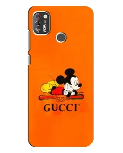 Чехол для TECNO POP 4 Pro с картинкой «Микки Маус Gucci — оранж» Чехол для TECNO POP 4 Pro с картинкой «Микки Маус Gucci — оранж»