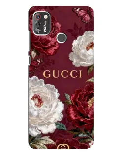 Чехол для TECNO POP 4 Pro с картинкой «Gucci — бордовые розы» Чехол для TECNO POP 4 Pro с картинкой «Gucci — бордовые розы»