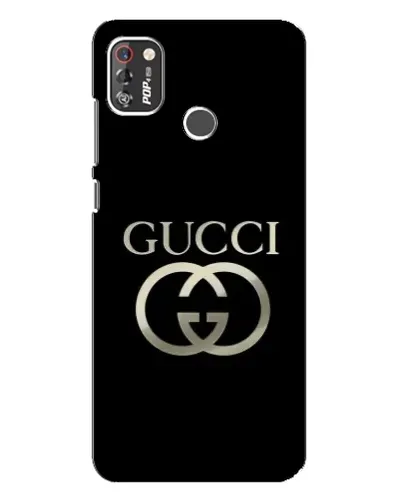 Чехол для TECNO POP 4 Pro с картинкой «Gucci — золото на черном» Чехол для TECNO POP 4 Pro с картинкой «Gucci — золото на черном»