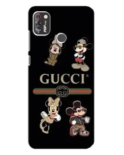 Чехол для TECNO POP 4 Pro с картинкой «Gucci — герои Disney и монограмма» Чехол для TECNO POP 4 Pro с картинкой «Gucci — герои Disney и монограмма»