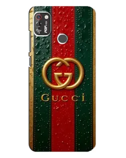 Чехол для TECNO POP 4 Pro с картинкой «Gucci — фирменная полоса и золото» Чехол для TECNO POP 4 Pro с картинкой «Gucci — фирменная полоса и золото»