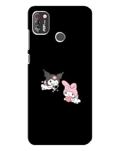 Чехол для TECNO POP 4 Pro с картинкой «My Melody и Kuromi» Чехол для TECNO POP 4 Pro с картинкой «My Melody и Kuromi»
