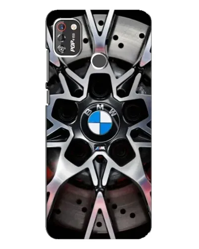 Чехол для TECNO POP 4 Pro с картинкой «BMW — деталь диска»
