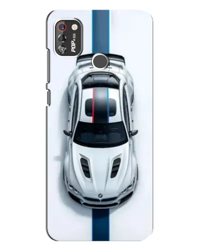 Чехол для TECNO POP 4 Pro с картинкой «Вид сверху — BMW M»
