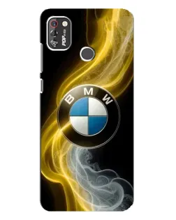 Чехол для TECNO POP 4 Pro с картинкой «Золотистый дым BMW» Чехол для TECNO POP 4 Pro с картинкой «Золотистый дым BMW»