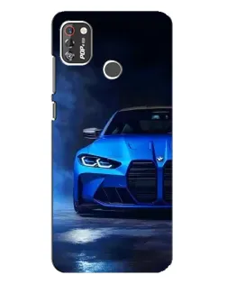 Чехол для TECNO POP 4 Pro с картинкой «Голубая BMW M4» Чехол для TECNO POP 4 Pro с картинкой «Голубая BMW M4»