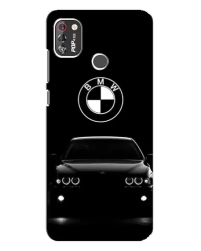 Чехол для TECNO POP 4 Pro с картинкой «BMW — взгляд из темноты»