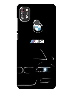 Чехол для TECNO POP 4 Pro с картинкой «Минималистичный принт BMW M3» Чехол для TECNO POP 4 Pro с картинкой «Минималистичный принт BMW M3»