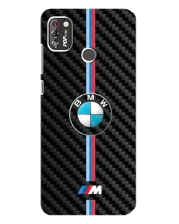Чехол для TECNO POP 4 Pro с картинкой «Эмблема BMW и карбон» Чехол для TECNO POP 4 Pro с картинкой «Эмблема BMW и карбон»