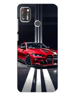 Чехол для TECNO POP 4 Pro с картинкой «Красная BMW на дороге» Чехол для TECNO POP 4 Pro с картинкой «Красная BMW на дороге»