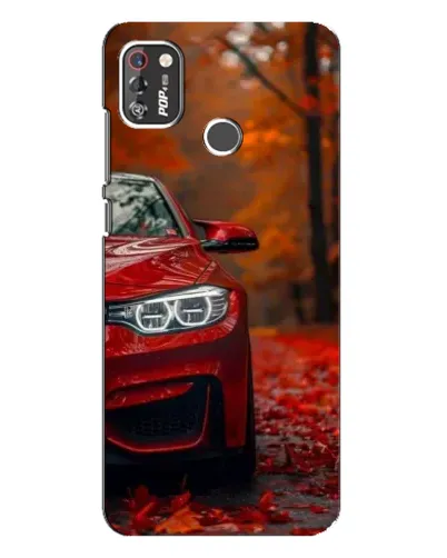 Чехол для TECNO POP 4 Pro с картинкой «Осенняя BMW M4»
