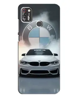Чехол для TECNO POP 4 Pro с картинкой «BMW в белом дыму» Чехол для TECNO POP 4 Pro с картинкой «BMW в белом дыму»