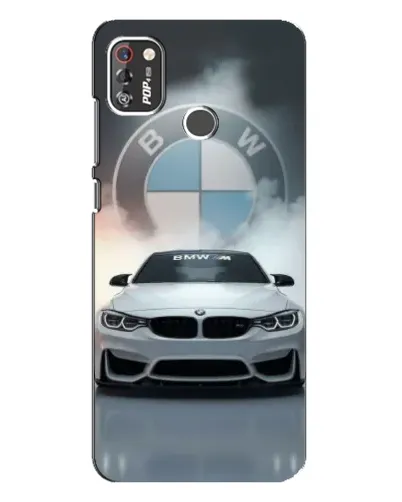 Чехол для TECNO POP 4 Pro с картинкой «BMW в белом дыму» Чехол для TECNO POP 4 Pro с картинкой «BMW в белом дыму»