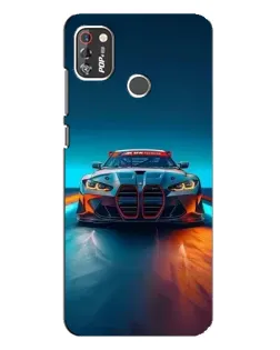 Чехол для TECNO POP 4 Pro с картинкой «BMW — огни неона» Чехол для TECNO POP 4 Pro с картинкой «BMW — огни неона»