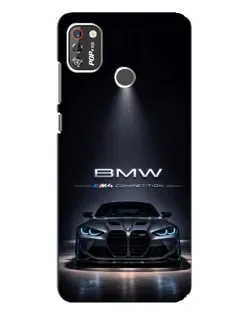 Чехол для TECNO POP 4 Pro с картинкой «BMW сквозь ночной город» Чехол для TECNO POP 4 Pro с картинкой «BMW сквозь ночной город»