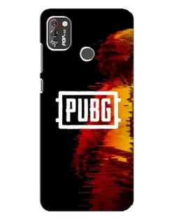 Чехол для TECNO POP 4 Pro с картинкой «Яркий логотип PUBG»