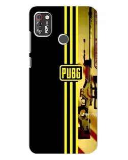 Чехол для TECNO POP 4 Pro с картинкой «PUBG — камуфляжный шлем»