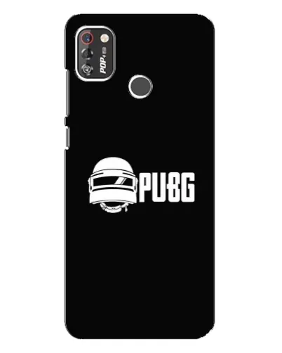 Чехол для TECNO POP 4 Pro с картинкой «PUBG — классический лого»