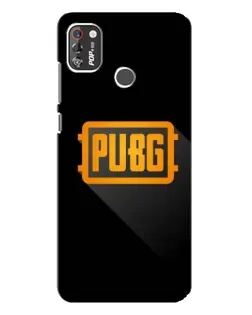 Чехол для TECNO POP 4 Pro с картинкой «PUBG — рамка лого»